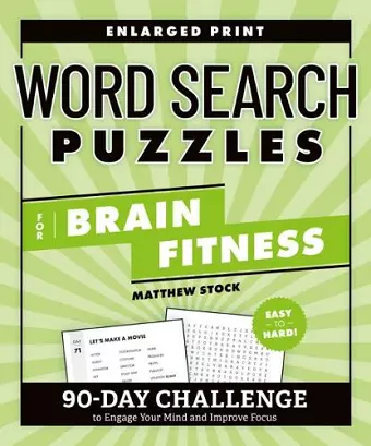 Word Search Puzzles for Brain Fitness cover