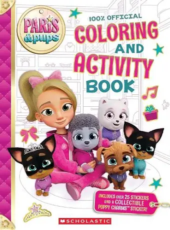 Paris and Pups: Coloring and Activity Book cover