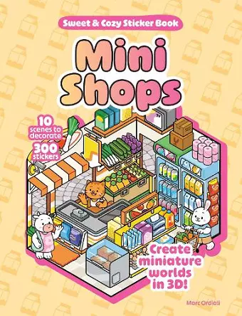 Mini Shops Sweet & Cozy Sticker Book cover