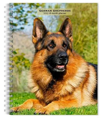 German Shepherds 2027 6 X 7.75 Inch Spiral-Bound Wire-O Weekly Engagement Planner Calendar New Full-Color Image Every Week cover