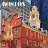 Boston 2027 12 X 24 Inch (Hanging) Monthly Square Wall Calendar Plastic-Free cover