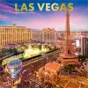 Las Vegas 2027 12 X 24 Inch (Hanging) Monthly Square Wall Calendar Foil Stamped Cover Plastic-Free cover