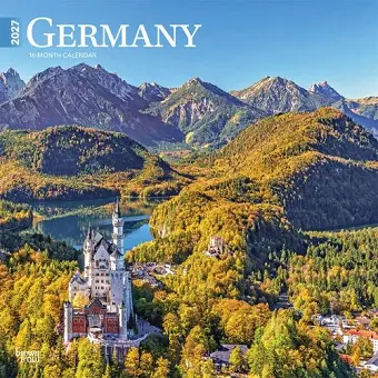 Germany 2027 12 X 24 Inch (Hanging) Monthly Square Wall Calendar Plastic-Free cover