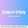 Enhypen Official 2027 12 X 24 Inch (Hanging) Monthly Square Wall Calendar Plastic-Free cover