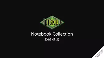 Wicked Notebook Collection (Set of 3) cover