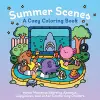 Summer Scenes: A Cozy Coloring Book cover