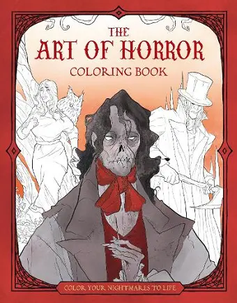 The Art of Horror Coloring Book cover