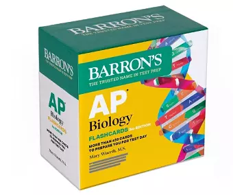 AP Biology Flashcards, Third Edition: Up-to-Date Review (Barron's AP Prep) cover