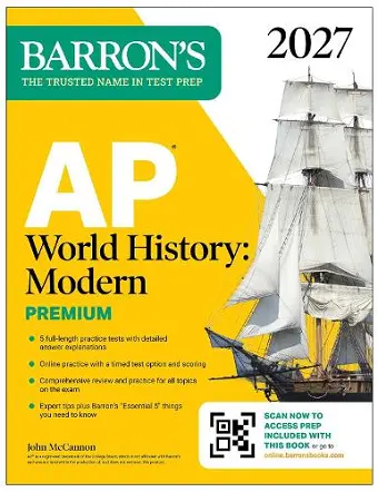 AP World History: Modern Premium, 2027: Prep Book With 5 Practice Tests + Comprehensive Review + Online Practice cover