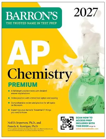 AP Chemistry Premium, 2027: Prep Book with 6 Practice Tests + Comprehensive Review + Online Practice cover