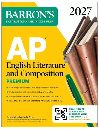 AP English Literature and Composition Premium, 2027: Prep Book with 8 Practice Tests + Online Practice cover