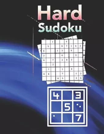 Hard Sudoku Book For Adult cover