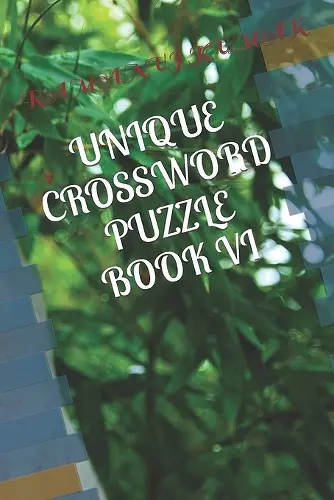 Unique Crossword Puzzle Book VI cover