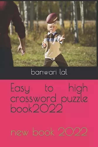 Easy to high crossword puzzle book2022 cover