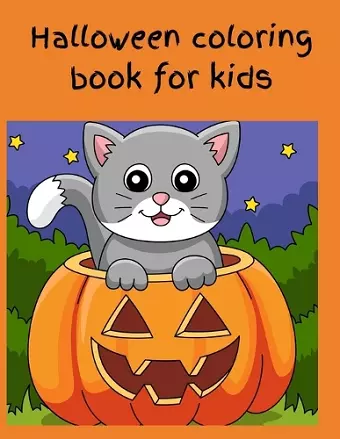 Halloween coloring book cover