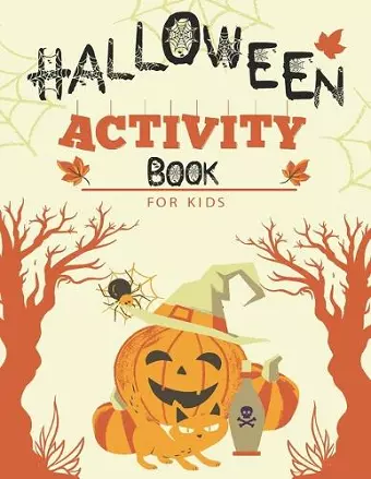 Halloween Activity Book for Kids cover