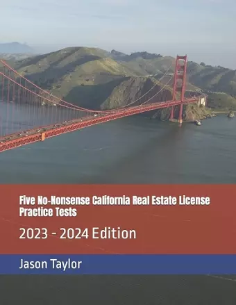 Five No-Nonsense California Real Estate License Practice Tests cover