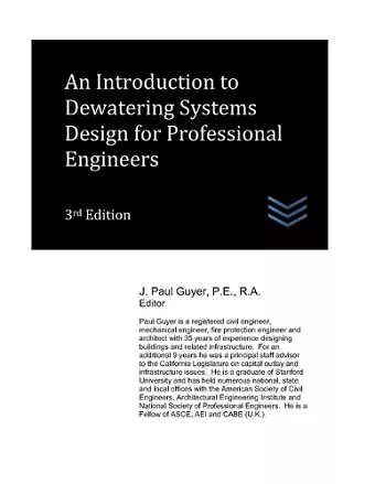 An Introduction to Dewatering Systems Design for Professional Engineers cover