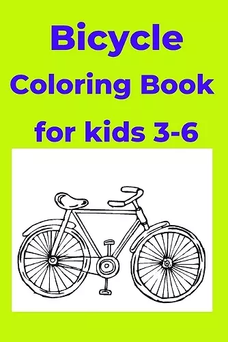 Bicycle Coloring Book for kids 3-6 cover