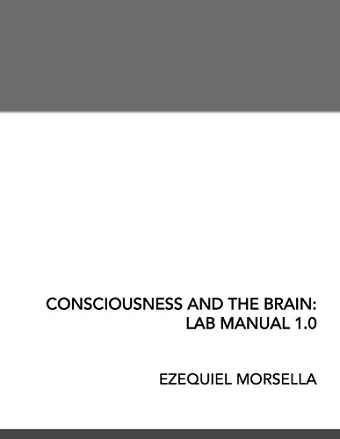 Consciousness and the Brain cover