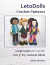 LetoDolls Crochet Patterns Large Dolls (21 / 53 cm) Vol. 3 cover