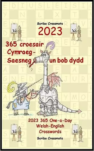 2023 365 croesair Cymraeg-Saesneg un bob dydd cover