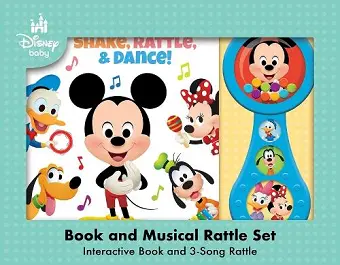 Disney Baby: Shake, Rattle, & Dance! Book and 3-Song Musical Rattle Set cover