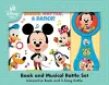 Disney Baby: Shake, Rattle, & Dance! Book and 3-Song Musical Rattle Set cover
