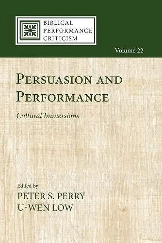 Persuasion and Performance cover