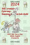 2024 366 Croesair Cymraeg-Saesneg Un Bob Dydd / One-a-Day Welsh-English Crosswords cover