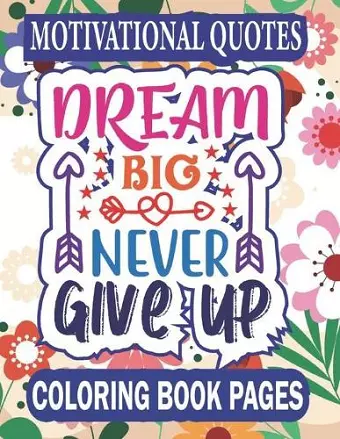 Motivational Quotes Coloring Book cover