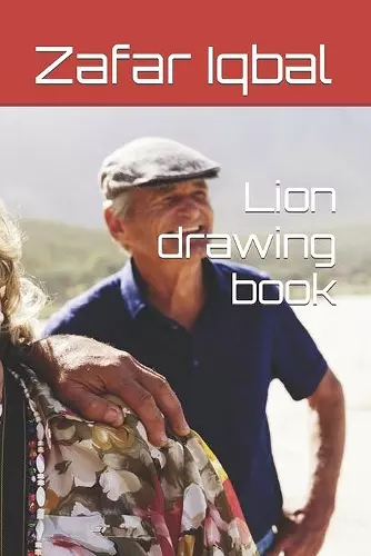 Lion drawing book cover