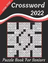 2022 Large Print Crossword Puzzle Book For Seniors cover