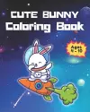 Cute Buny Coloring Book For Age 4- 10 cover