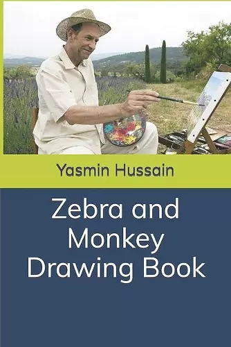 Zebra and Monkey Drawing Book cover