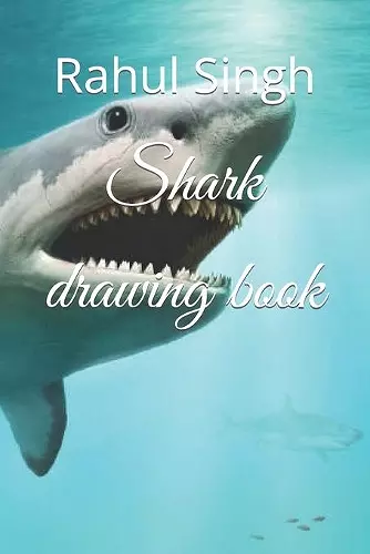 Shark drawing book cover