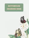 butterflies coloring book cover