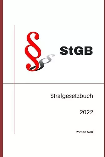 StGB Strafgesetzbuch 2022 cover