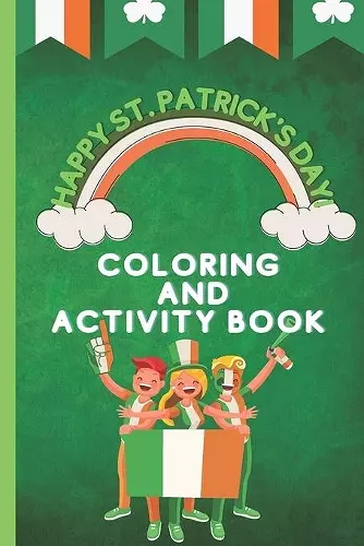 Coloring and Activity Book for Kids, St. Patrick's Day cover