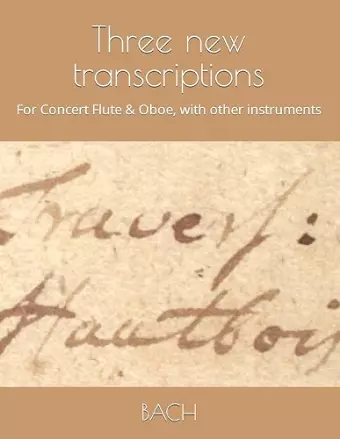 Three new transcriptions cover