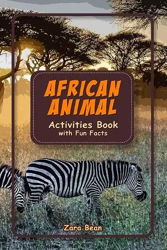 African Animal Activities Book with Fun Facts cover