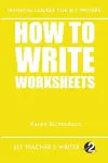 How To Write Worksheets cover