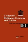 Critique of Philippine Economy and Politics cover