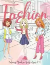 Fashion Coloring Book for Girls Ages 8-12 cover