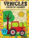 VEHICLES Colour by Number cover