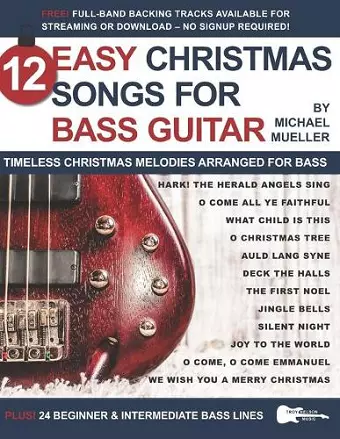 12 Easy Christmas Songs for Bass Guitar cover