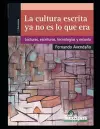 La cultura escrita ya no es lo que era cover