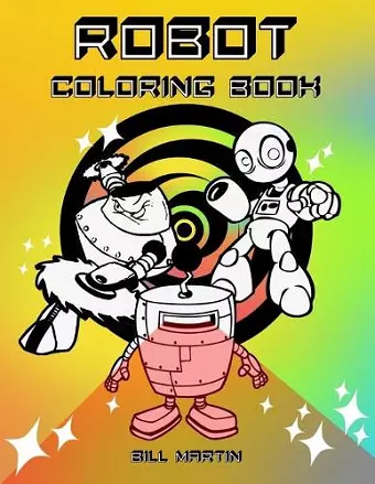 Robot Coloring Book cover