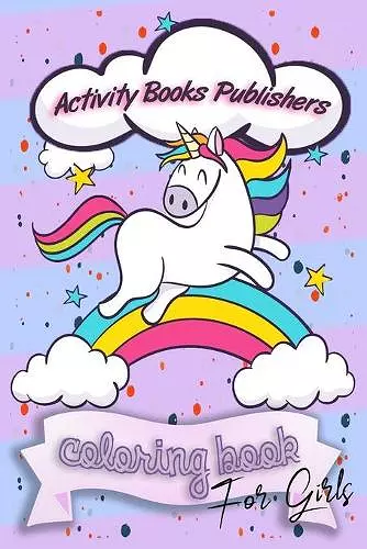 Coloring book for girls cover