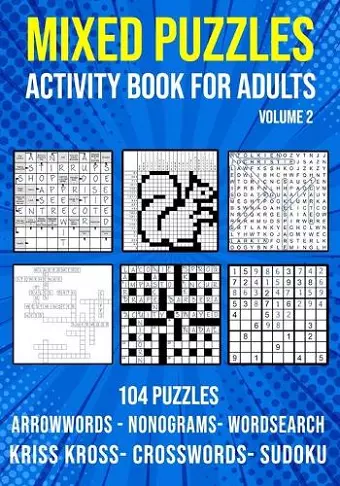 Mixed Puzzle Activity Book for Adults Volume 2 cover